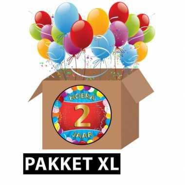 2 jarige feestversiering pakket xl- feestje!
