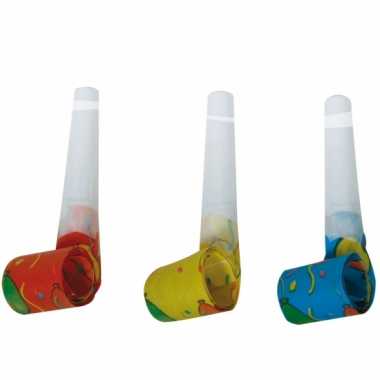 80x papieren roltongen / feest toetertjes - feestje!