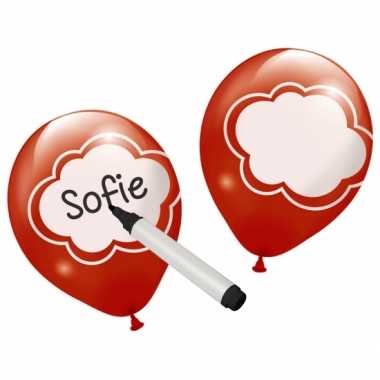 Beschrijfbare feestballon- feestje!