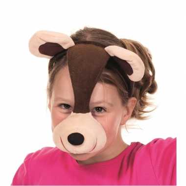 Dieren feestmaskers beer- feestje!
