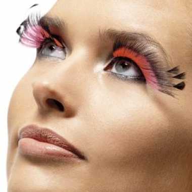 Feest nep wimpers roze- feestje!