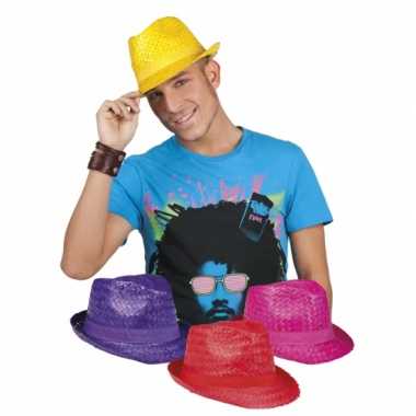 Hawaii feest hoedjes gekleurd- feestje!