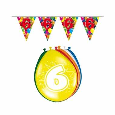 Leeftijd feestartikelen 6 jaar setje- feestje!