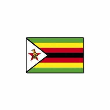 Vlag zimbabwe 90 x 150 feestartikelen- feestje!