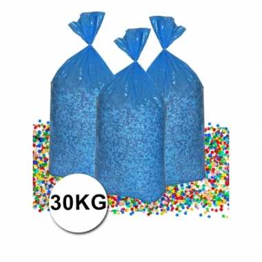 Voordeelverpakking gerecyclede feest confetti 30 kg- feestje!