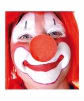 100x stuks feestneus feestneuzen rood foam feestje