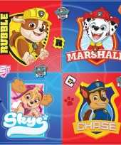 16x paw patrol thema feest servetten 23 cm feestje