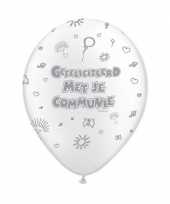 1e communie feest ballonnen feestje