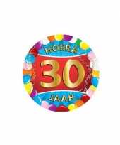 25x stuks gekleurde bierviltjes 30 jaar feestartikelen feestje