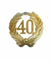 2x stuks bruiloft jubileum krans 40 jaar feestartikelen feestje