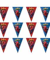 3x marvel spiderman themafeest vlaggenlijnen 230 cm feestje