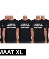 5x vrijgezellenfeest die sukkel gaat trouwen shirt heren maat x feestje