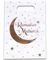 6x ramadan mubarak thema feestzakjes uitdeelzakjes 23 x 17 cm feestje