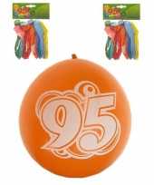8 stuks feest ballonnen 95 jaar feestje