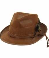 Bierfeest hoedje bruin feestje