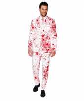 Feest kostuum bloedspatten print feestje