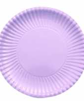 Feestartikelen borden lila paars 10 stuks feestje
