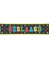 Grote banier vlag geslaagd thema feestartikelen 180 x 40 cm feestje