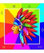 Indianen kinderfeest servetten feestje