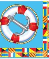 Maritiem thema feest servetten feestje