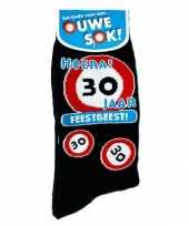 Sokken 30 jaar cadeau verjaardagssokken feestsokken feestje